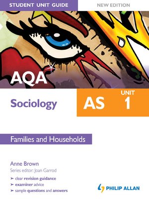 cover image of AQA AS Sociology Student Unit Guide New Edition